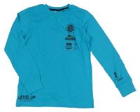 Tyrkysové triko s potiskem Next 