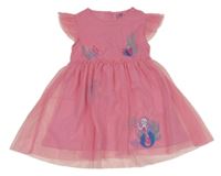 Korálové síťované šaty s mořskou pannou Kiki&Koko