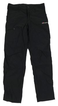 Černé šusťákové outdoorové kalhoty Berghaus 