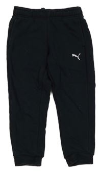 Černé tepláky s logem Puma