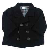Černý vlněný zateplený kabátek Cherokee 