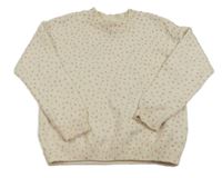 Smetanový puntíkatý svetr zn. Primark