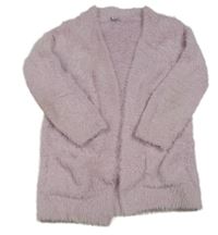 Lila chlupatý svetrový cardigan zn. Tu