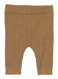 Hnědé žebrované úpletové turecké tepláky Next