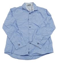 Modrá melírovaná košile Next