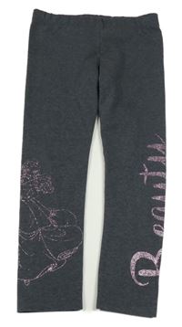 Tmavošedé melírované legíny s Belle PRIMARK