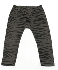 Tmavošedo-černé vzorované turecké legíny Next