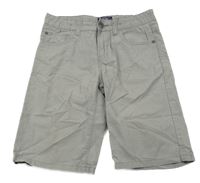 Šedé plátěné kraťasy C&A