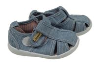 Modré melírované prodyšné boty slobby vel. 21