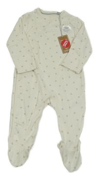 Nové - bílý overal s lístečky Mothercare
