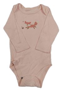 Světlerůžové body s liškou a žaludem Lily & Dan