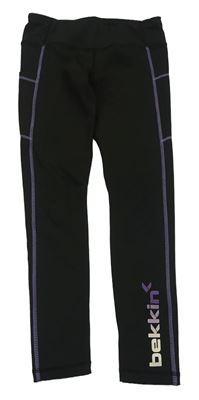 Černé sportovní legíny zn. Bekkin