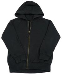 Černá propínací mikina s kapucí Next