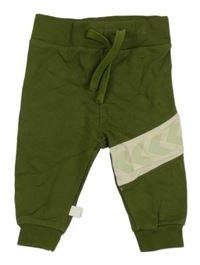 Khaki-béžové tepláky Hummel