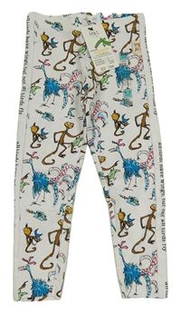 Nové - Bílé legíny se zvířaty - Roald Dahl M&S