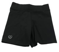 Černé sportovní elastické kraťasy C&A