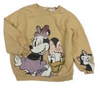Písková mikina s Minnie a Daisy s překlápěcími flitry H&M