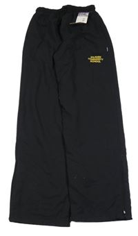 Nové - černé šusťákové podšité kaloty s výšivkou