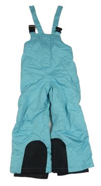 Světlemodré šusťákové funkční laclové oteplovačky Lupilu