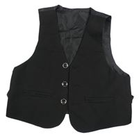 Černá společenská vesta 