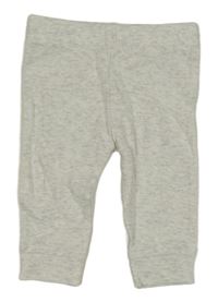 Šedé melírované lehké tepláky 