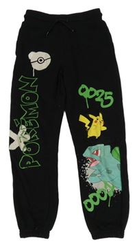 Černé tepláky s pokémony Primark