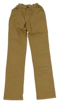 Hnědé skinny rifle 