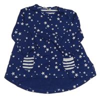 Modré šaty s hvězdami Ergee