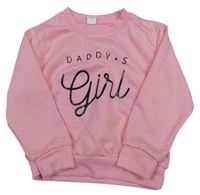 Růžová lehká mikina s nápisem shein