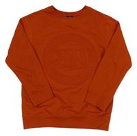 Cihlová lehká mikina s logem River Island