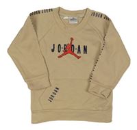 Béžové triko s logem - Air Jordan