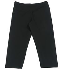 Černé sportovní crop legíny H&M