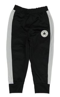 Černo-bílé sportovní tepláky Converse