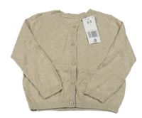 Nové - Béžový propínací svetr Matalan