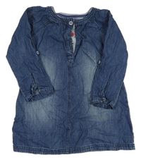 Tmavomodré riflové šaty Mothercare