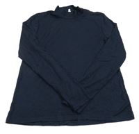 Tmavomodré triko se stojáčkem Name it