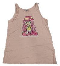 Růžový top s dívkou Dopodopo