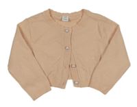 Světlerůžový propínací svetr M&S