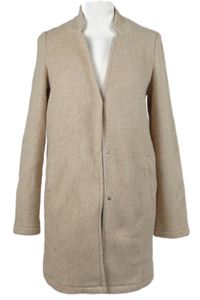 Dámský světlerůžový flaušový kabát Vero Moda 