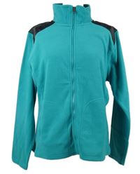 Dámská tyrkysová fleecová propínací mikina Ellenor 