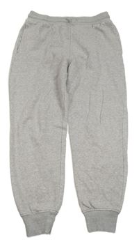 Světlešedé melírované tepláky H&M