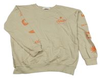 Béžová mikina s nápisem Reserved