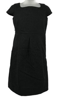 Dámské tmavošedé vlněné pouzdrové šaty Esprit