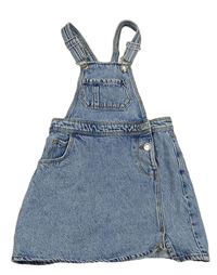 Světlemodré plísňové riflové laclové šaty Denim 