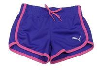 Fialové sportovní kraťasy Puma