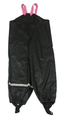Černé voděodolné laclové kalhoty H&M