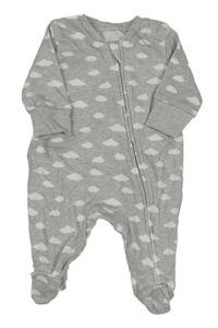 Šedý overal s mraky Primark