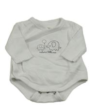 Bílé zavinovací body se slony 