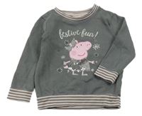 Tmavošedá mikina s Pepinou 