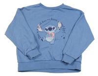 Modrá mikina se Stitchem Disney
